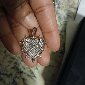 Elegant Silver Heart Pendant